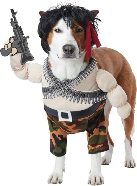 California Costumes Action Hero Pet Multi-Colored Costume, Small