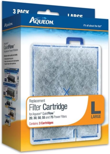 Aqueon (2 Boxes) 06087 Filter Cartridge, Large, 3-Pack Each