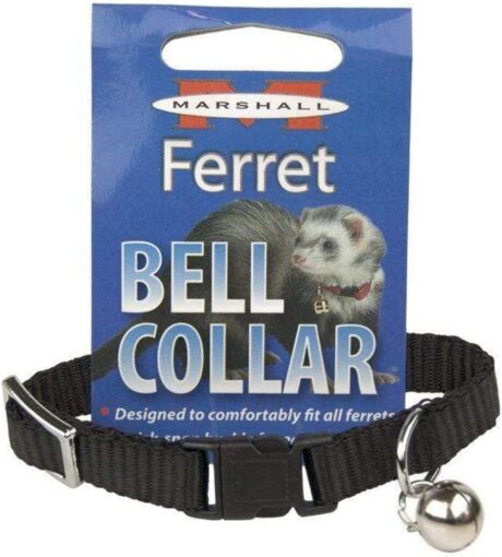 Marshall Pet Products Bell Collar, (Black)
