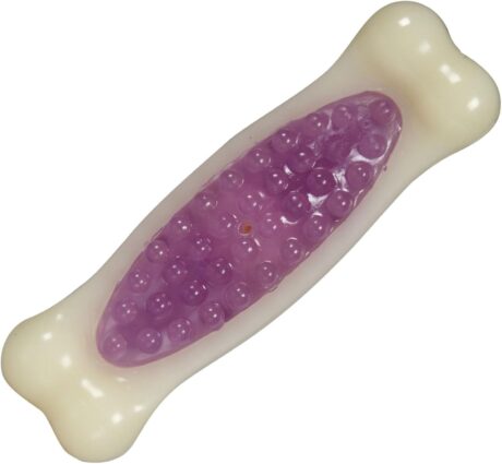 Hartz Chew 'n Clean Tuff Bone Bacon Scented Dental Dog Chew Toy - Extra Small