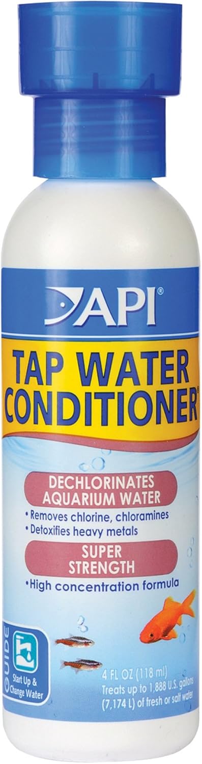 API TAP WATER CONDITIONER Aquarium Water Conditioner 4-Ounce Bottle, TAP WATER COND. 4 OZ
