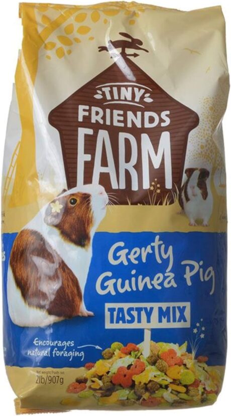 Supreme Tiny Friends Farm Gerty Guinea Pig Tasty Mix, Apple Strawberry, 2lbs