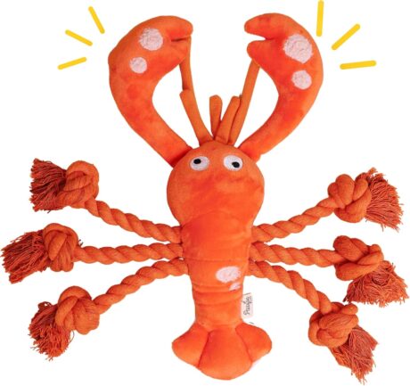 Lobster Dog Toy, Large Dog Squeaky Toys, Tug of War Dog Toy for Large Dogs, Plush Toy for Puppy, Small, Medium, Large Dogs