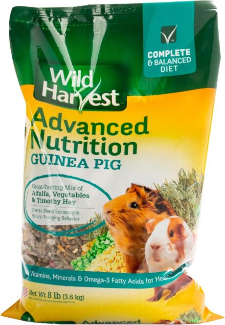 Wild Harvest Advanced Nutrition Diet for Guinea Pigs 8-pound, Multicolor